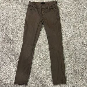 Brown skinny jeans